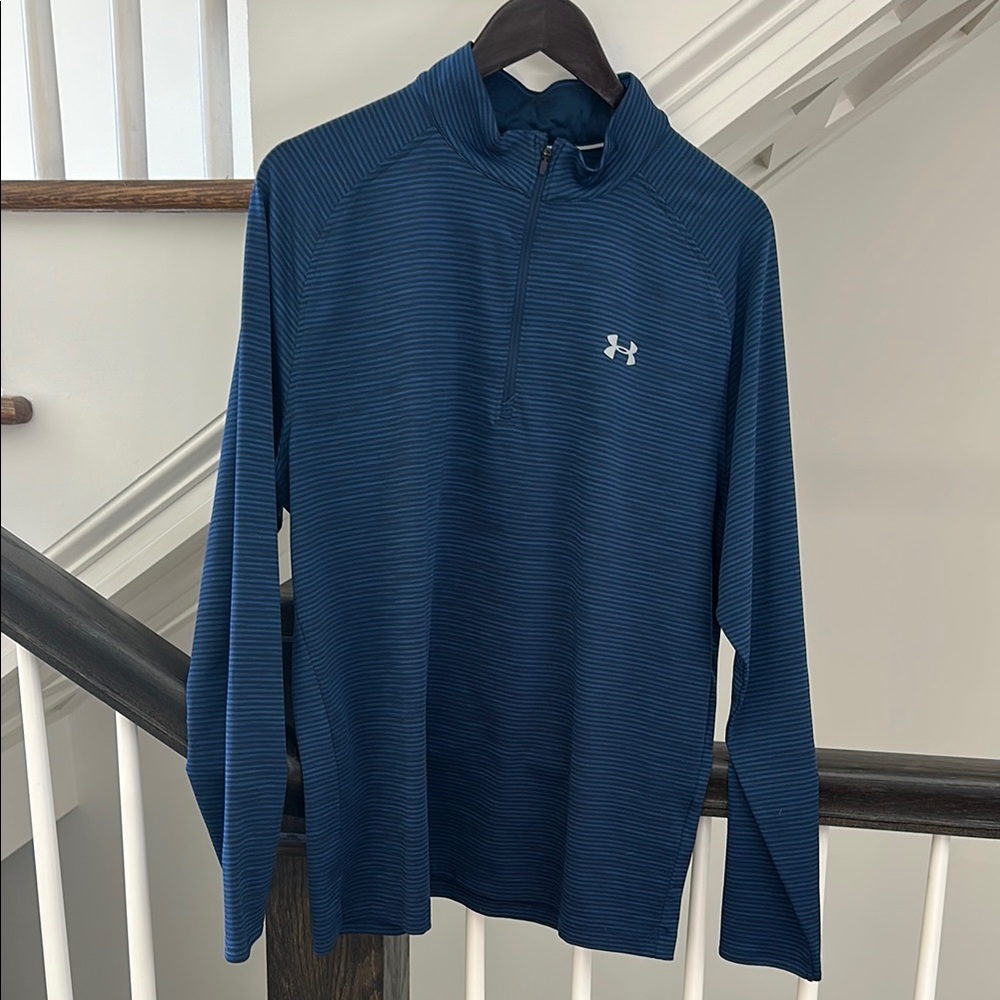 Under Armour Navy Quarter-Zip Pullover